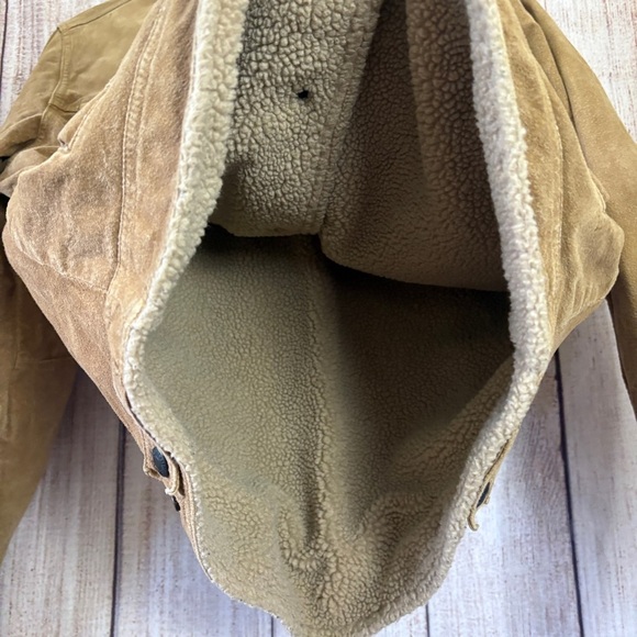 Vintage Aeropostale Men’s Leather Jacket size Medium - Picture 3 of 11